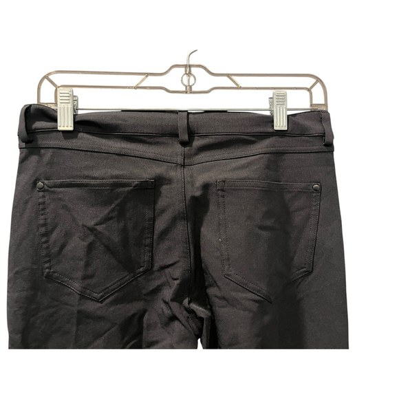 Lululemon Black Chino Pants Women's Size 6 Casual Zip Fly Work Skinny 28x30 - Picture 6 of 6